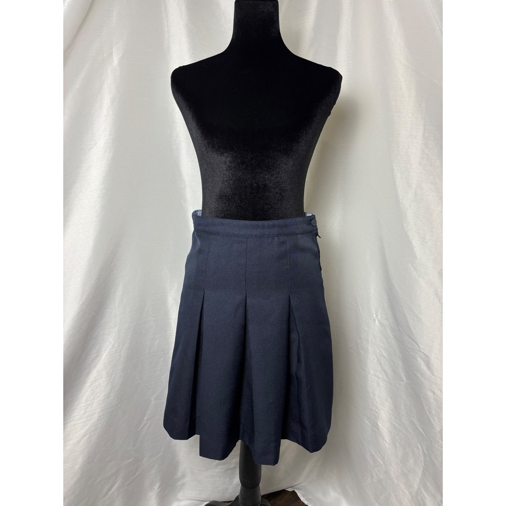 Tommy Hilfiger Pleated Skirt Kids 14 Navy Blue Excellent Academia Preppy